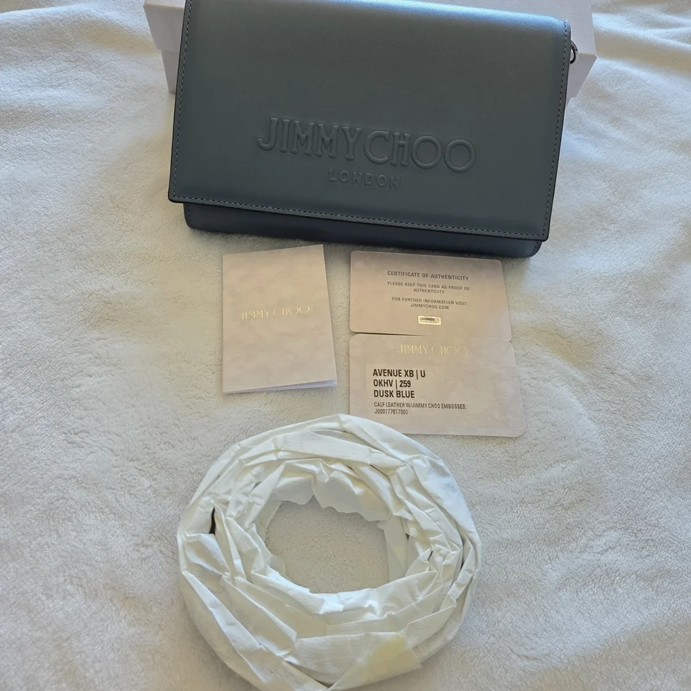 Jimmy Choo Dark Gray Crossbody Bag